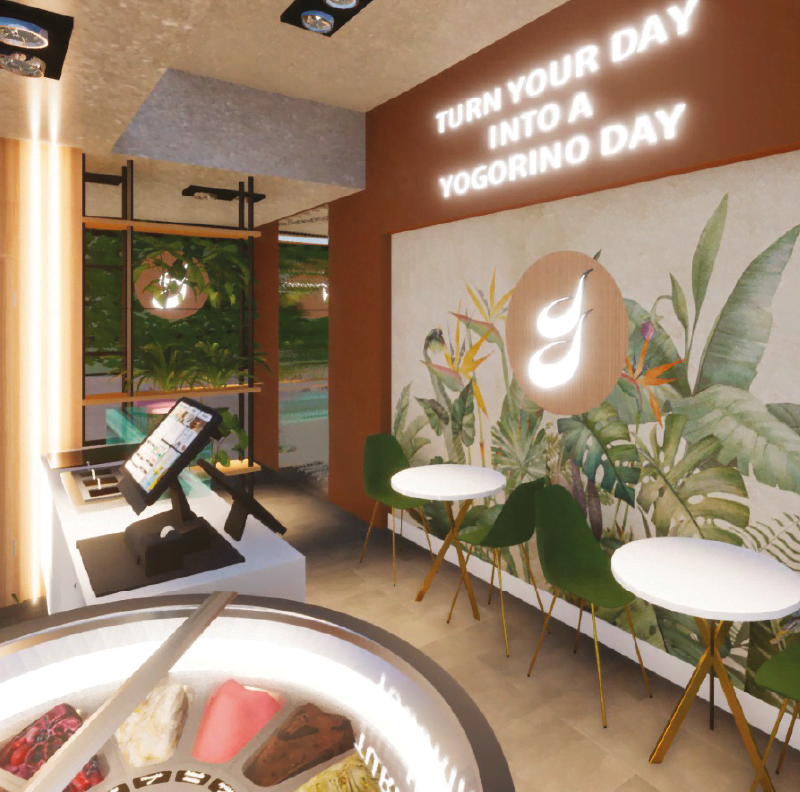 Yogorino Store Render