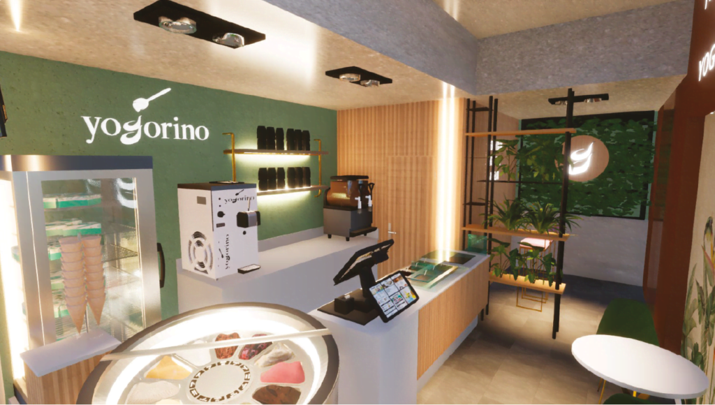 Yogorino Store Render